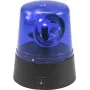Luz de polícia mini LED EUROLITE 50603660 azul – recarregável por USB, a pilhas, sinal de aviso compacto