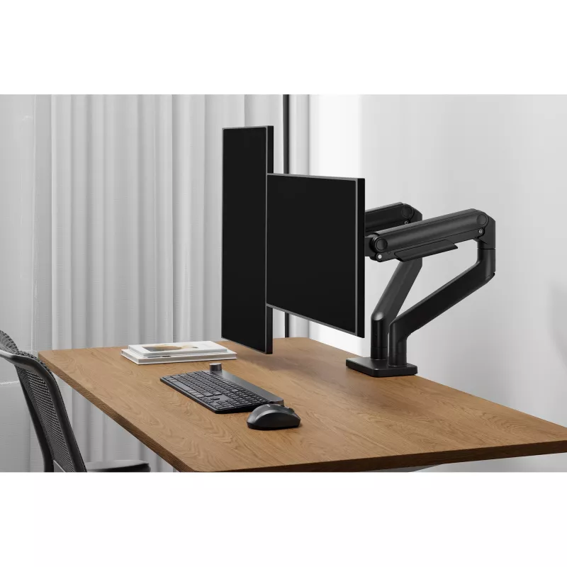 Suporte de monitor duplo DIGITUS para 2 ecrãs de 45