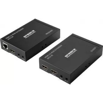 Extensor HDMI® SpeaKa Professional SP-HDE-300 através de cabo de rede RJ45 60 m (SP-9393012)
