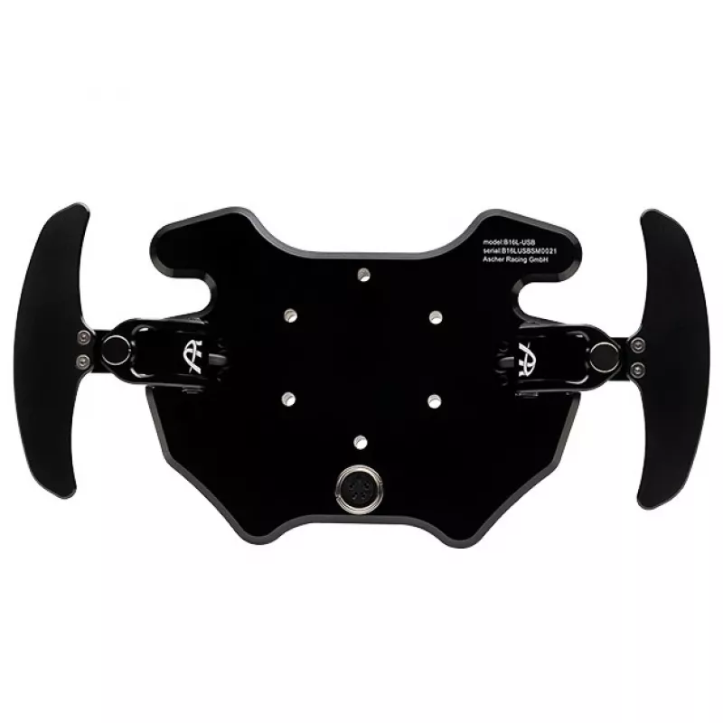 Placa de botões Ascher Racing B16L-USB para simuladores de corrida, 12 entradas, USB, alta compatibilidade
