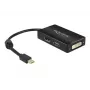 Cabo DeLOCK 0,16 m DisplayPort HDMI DVI Mini DisplayPort