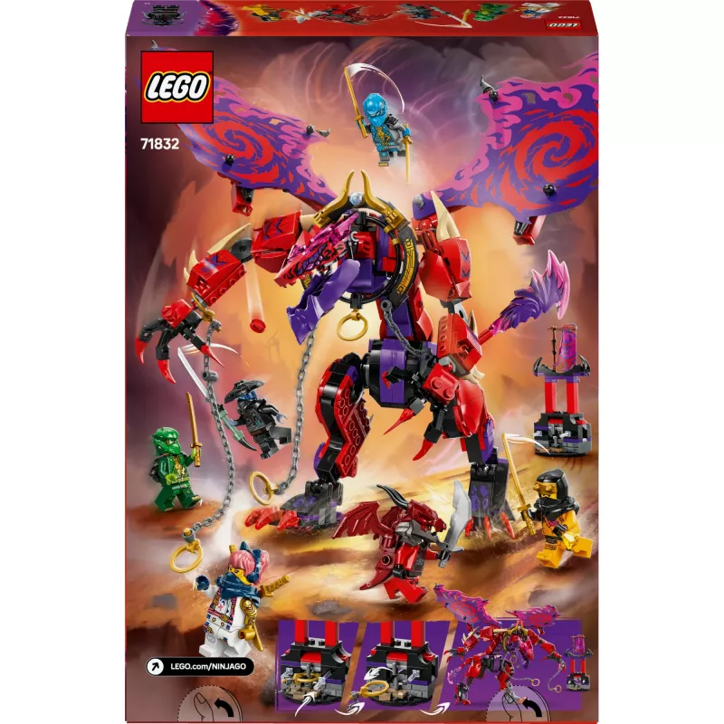 LEGO NINJAGO 71832 Thunderfang Dragões do Caos