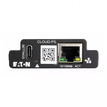 Placa de gestão de rede Eaton CLOUD-PS Fast Ethernet preta