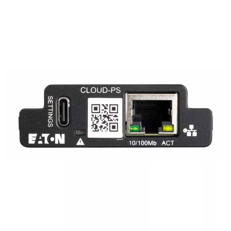 Placa de gestão de rede Eaton CLOUD-PS Fast Ethernet preta