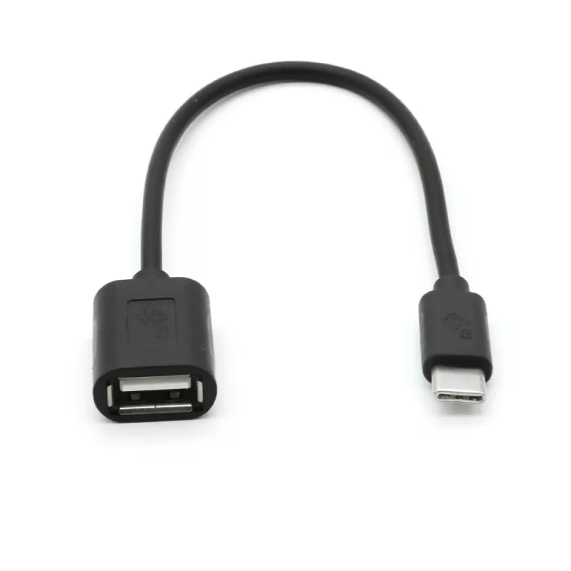 Cabo TB OTG USB AF - USB C 15cm preto (AKTBXKU4PAC015B)