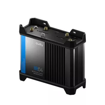 Router Wi-Fi Cudy IR04_EU 300 Mbit/s, 2,4 GHz Wi‑Fi 4 (802.11n), 4x Fast Ethernet, 1x USB 2.0, suporte LTE (4G)