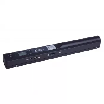 Leitor de caneta MEDIA-TECH MT4090, preto, indicador LED, USB 2.0, MicroSD, pilha AAA