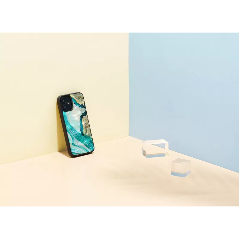 Capa de proteção iKins para Apple iPhone 12 mini — ágata aqua