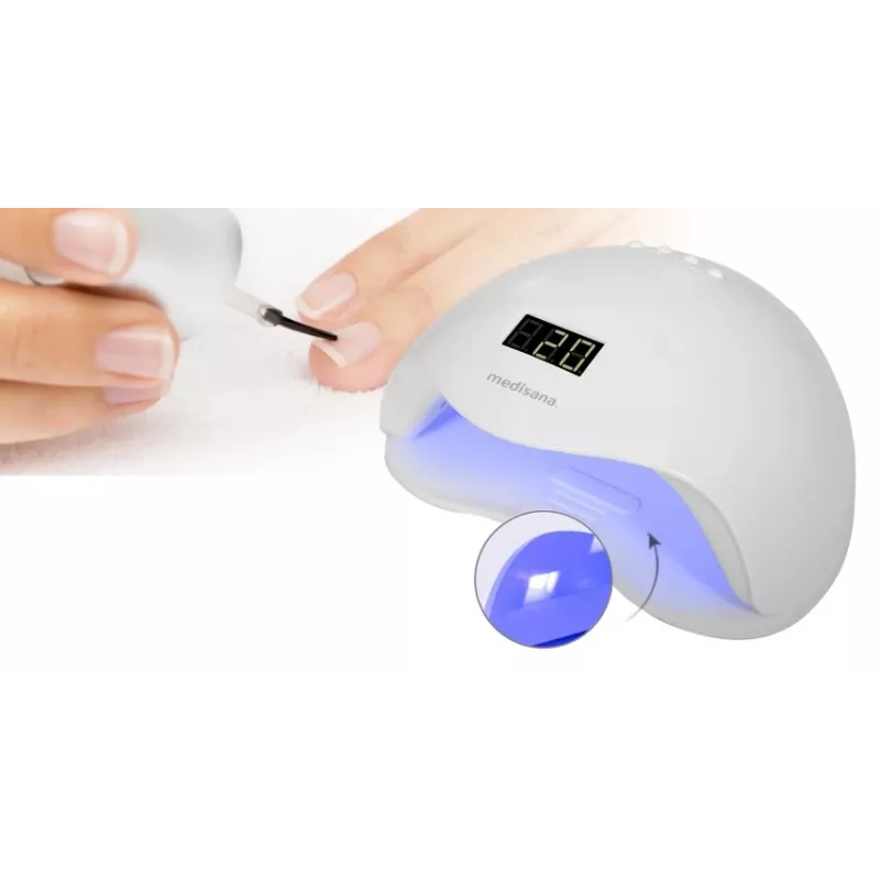 Lâmpada de unhas UV/LED Medisana ND 880 branco