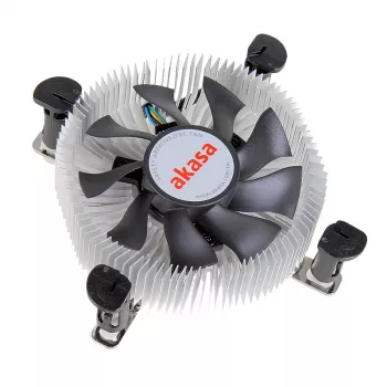 Sistema de refrigeração para computador Akasa AK-CCE-7106HP arrefecedor de processador preto, prateado