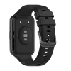 Pulseira de silicone FIXED para Huawei Watch Fit 2 – preto, pulseira de substituição macia e flexível
