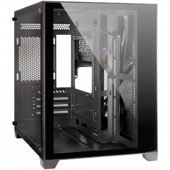 Caixa de PC Inter-Tech C-501 Aspect Midi Torre preta