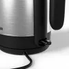 Chaleira elétrica Tristar WK-1348 — 2200 W, 1,7 l, aço inoxidável, base rotativa 360°
