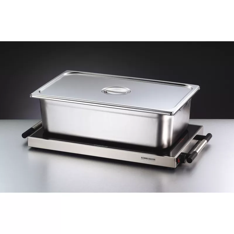 Rommelsbacher WPR 305/E placa de aquecimento, aço inoxidável/preto, 300 W