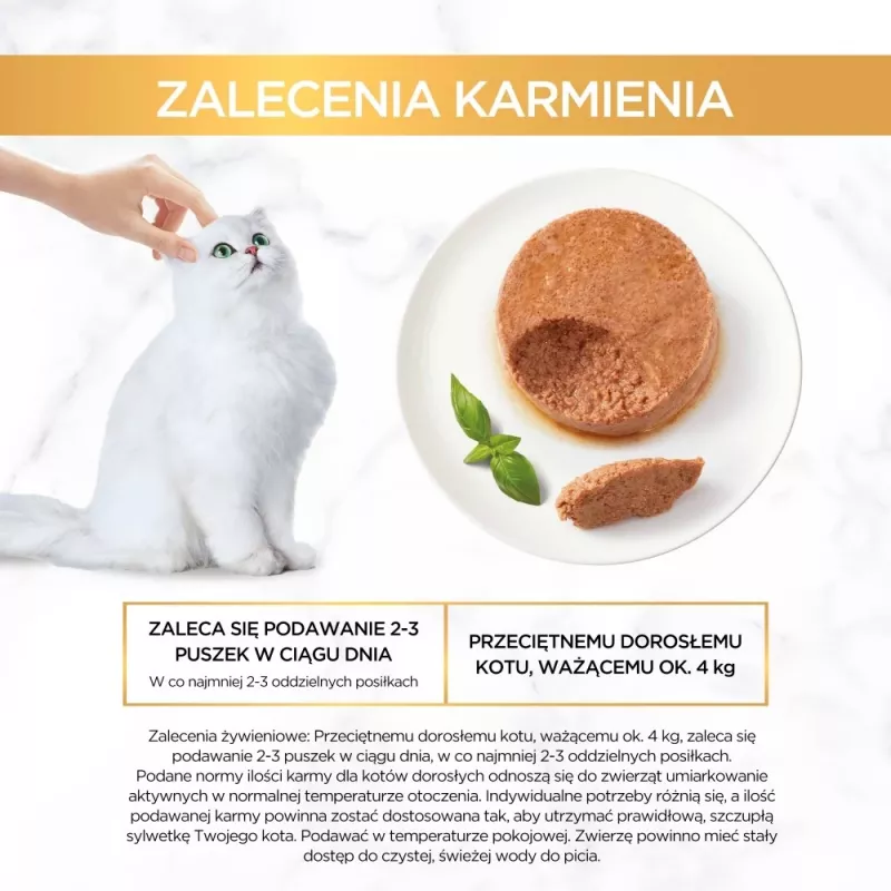 Comida húmida para gatos multipack Purina Nestlé Gourmet Gold Mus Mix 48×85 g latas mix de variedades