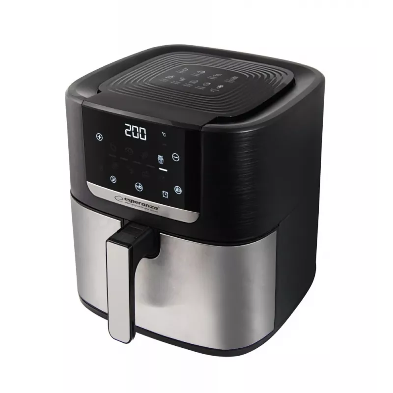 Esperanza EKA004 Pollo Fritto fritadeira sem gordura, 8 L, 1700 W, inox
