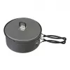 Conjunto de cozinha de campismo ESBIT PT1100HA – panela de alumínio 1,1 L, Ø14,8 cm, 227 g, preto