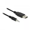 Cabo de áudio USB 2.0-A para 2,5 mm DeLOCK 83789