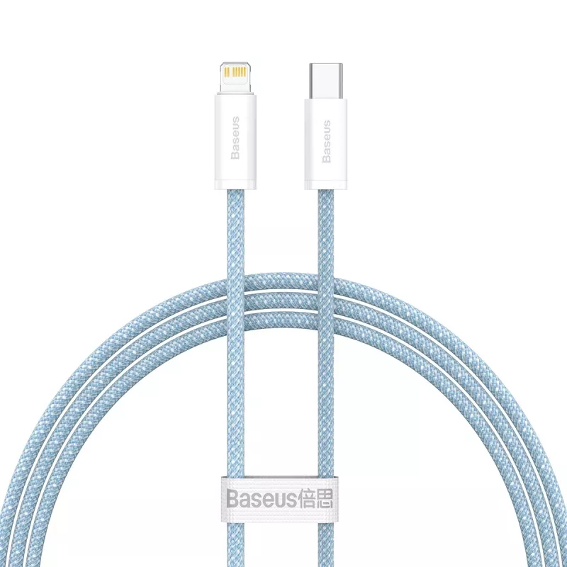 Cabo USB-C para Lightning Baseus Dynamic Series, 20W, 1 m (azul)