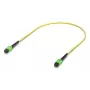 Cabo de fibra ótica Ubiquiti UACC-OFC-SA-MPMP-0.5M 0,5 m OS2 amarelo
