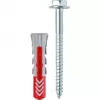 Bucha FISCHER DUOPOWER 10x50 S 25 unid. com parafuso
