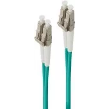 Cabo de fibra ótica ALOGIC LCLC-0.5-OM4 0,5 m LC turquesa (LCLC-0.5-OM4)