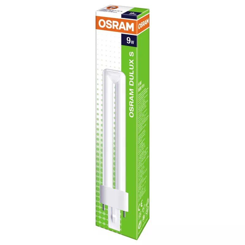 Osram DULUX S lâmpada economizadora 9W/827 G23 FS1