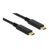 Cabo USB DeLOCK 83042 USB 3.2 Gen 2 0,5 m USB C preto