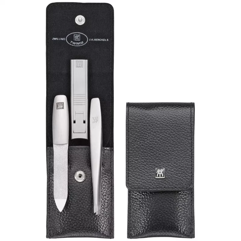 Conjunto de manicura e pedicura ZWILLING 97119-004-0 preto aço inoxidável 4 peças