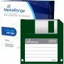 Disquetes MediaRange MR200 de 3,5 polegadas 1,44 MB, 10 unidades, pretos