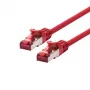 Cabo de rede LOGON Cat6 SSTP/PIMF 7 m vermelho (TCR66SS070R)