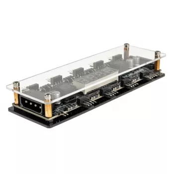 Controlador de ventoinhas Lamptron LP801 com ecrã