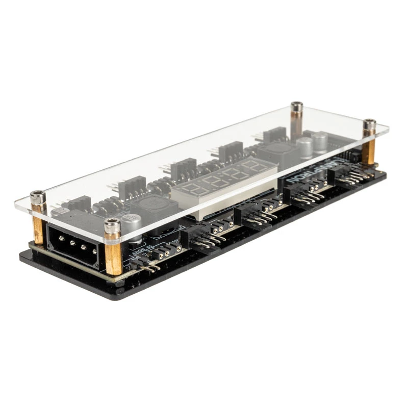 Controlador de ventoinhas Lamptron LP801 com ecrã