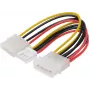 Cabo de alimentação ShiverPeaks 13,30 cm modelo 78231-HQ para ligações de fonte de alimentação de PC