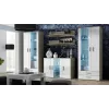 Aparador Cama Sideboard 120 cm SOHO S7 carvalho sonoma/branco brilhante