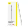 Stylus Baseus Smooth Writing Series carregamento plug-in Lightning, Branco