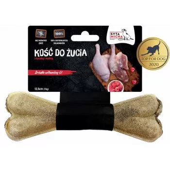 Artigo de mastigar para cães SYTA MICHA Pato com Framboesas 13,5 cm stick, sem cereais, para cães adultos, 94,54 % proteína