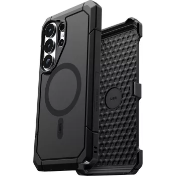 Conjunto UAG Urban Armor Gear composto por capa Trooper com módulo magnético e suporte | Samsung Galaxy S26 Ultra | Preto opaco | 2145461BV01 (2145461BV