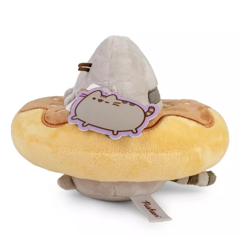 Mascote Pusheen in a Chocolate Donut