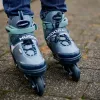 Patins em linha HUDORA Leon 2.0, tamanho ajustável 29–32, azul/cinzento