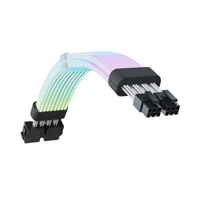 Gamemax | Cabo de extensão para fonte de alimentação | VGA/CPU 2x8PIN-B | Preto