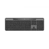 Teclado Logitech RF Wireless Bluetooth QWERTZ alemão grafite 920-013773