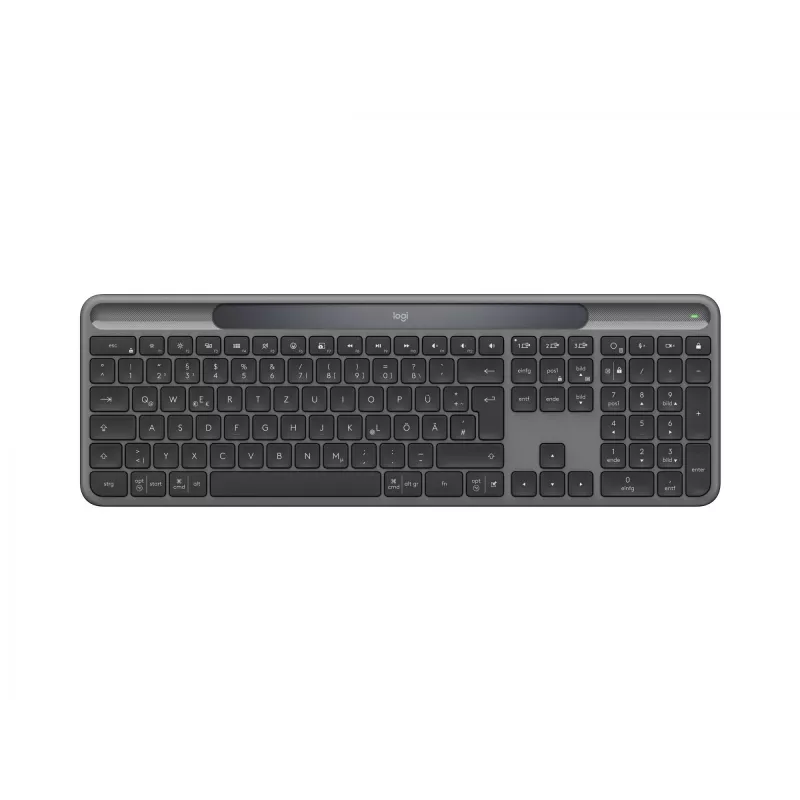 Teclado Logitech RF Wireless Bluetooth QWERTZ alemão grafite 920-013773