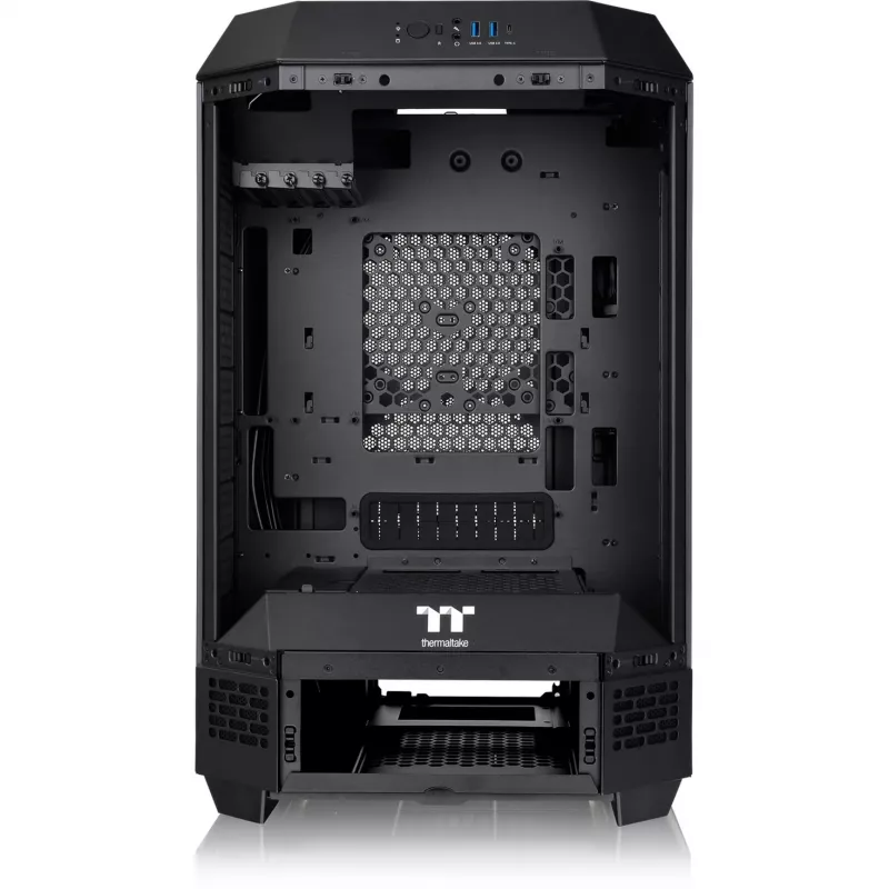 Caixa para PC Gaming Thermaltake The Tower 300 Black Micro Tower Tempered Glass