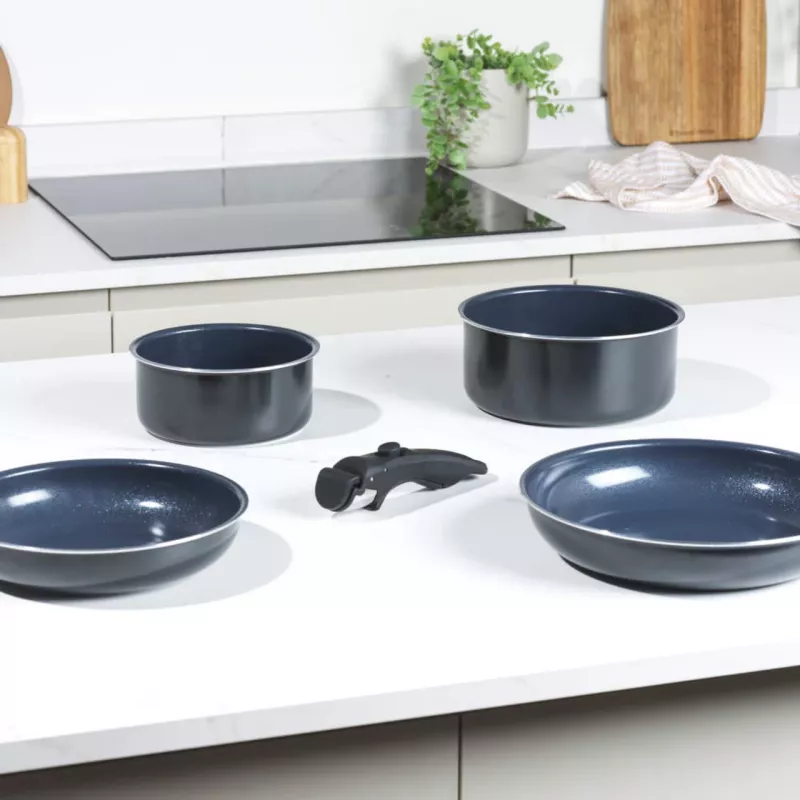 Conjunto de panelas Russell Hobbs RH03319EU7, 5 peças, frigideiras antiaderentes, aptas para máquina de lavar loiça
