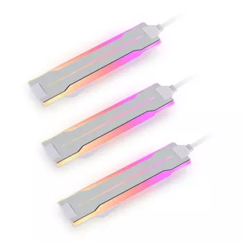 Kit de faixas Lian Li UNI FAN P28 Side ARGB, pack de 3, branco (P28ARGB-W)