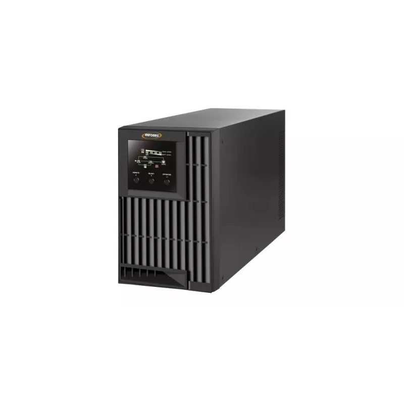 Infosec E4 Value 1000 unidade de alimentação ininterrupta (UPS) dupla conversão (Online) 1 kVA 3 saídas AC
