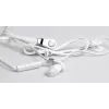 Magicsound DS-2 - Auscultadores estéreo com microfone, branco
