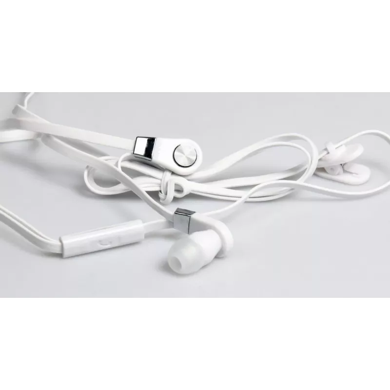 Magicsound DS-2 - Auscultadores estéreo com microfone, branco