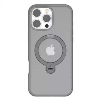 Capa para telefone Torras UPRO OSTAND SPIN SERIES para iPhone 16 Pro Max, cinzento titânio
